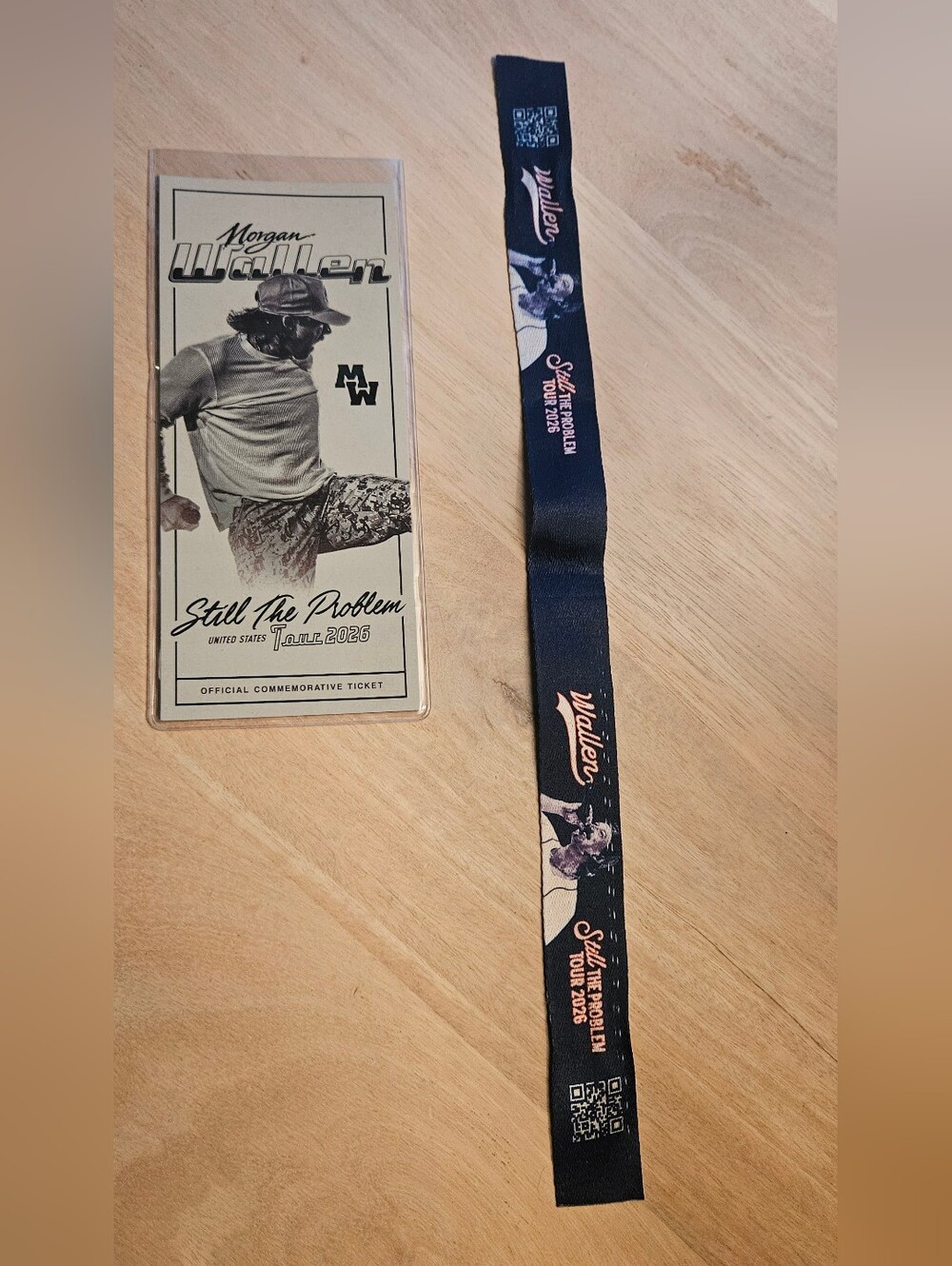 Navy Tour Wristband & Commemorative Ticket – Still The Problem Tour 2026